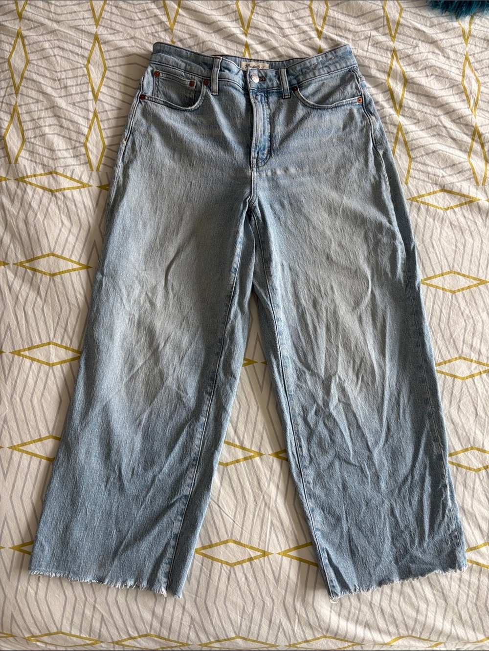 Madewell curvy perfect vintage wide-leg crop jean